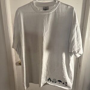 Milk run White Graphic and embroidery Men's T-Shirt